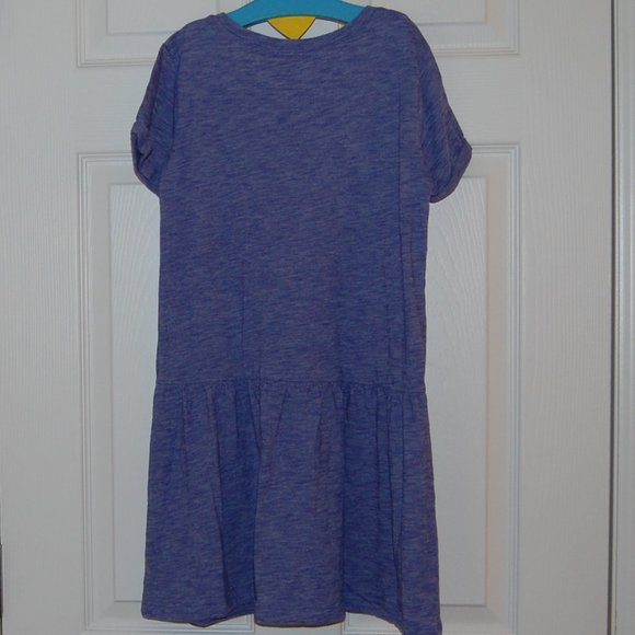 GAP Girls Size L (10), Drapey Dress, Short Sleeve, Flared-Elastic Below Waist - Picture 2 of 6